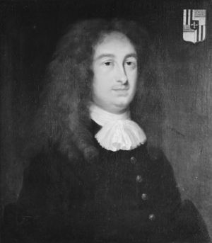 Portrait Lodewijk Huygens, by unknown artist, 1674