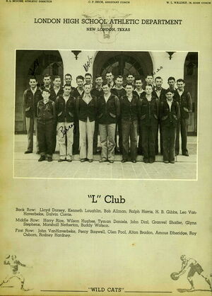 The L Club - school yearbook