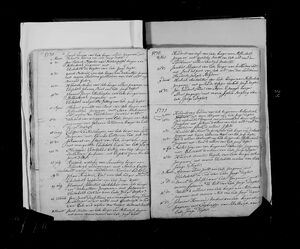 Paarl/Drakenstein Marriage Register Page 54 and 55 (Image 34) 1770/71