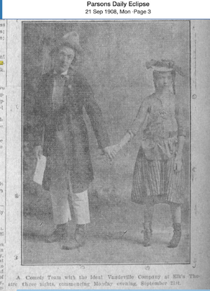 Charles and daughter Leta Hewett in 1908
