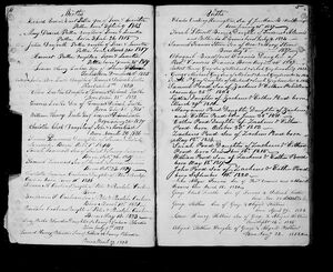 Isaac Henry, Abigail & George Robbins Birth Record