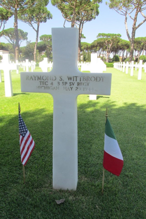 Grave, 1944, Wittbrodt, Raymond S., Flint, Michigan Deceased 5/29/44 