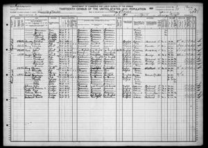 1910 census Sarah & Alvin Blake & children -page 2