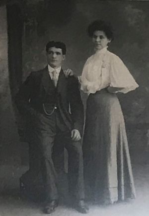 Joseph Bell and Ida Finkelstein wedding picture