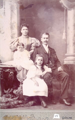 David, Mary and children