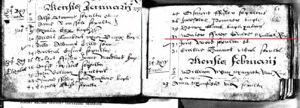 Walter Friar - Grace Mullins marriage record - Jan 1591