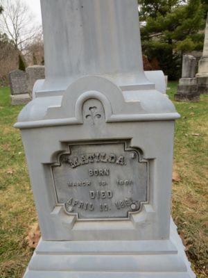 Matilda Kelly grave marker