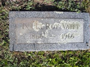 Ine Eliza Leroy Vatet gravestone