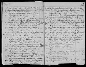 Baptismal record for (Twins) Elsje Jacoba and Catharina Maria Prinsloo: 1866-11-25