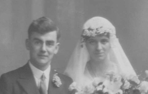 Wedding of Alfred Eva and Kathleen Mary Symons.
