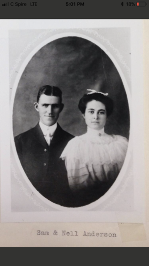 Ellen Elizabeth Parker and husband Samuel John Anderson