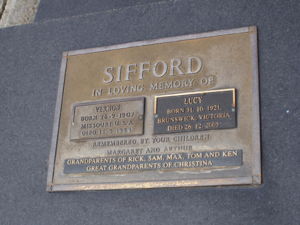 Lucy & Vernon Sifford