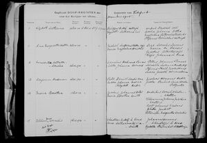 Baptisms: South Africa, Free State Dutch Reformed Church Records, 1848-1956. Image 4 of 20