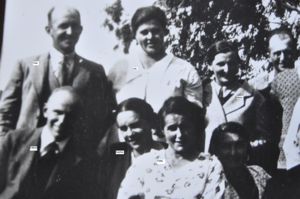 Malherbe Family at Vrolijkheid, Martha Sophia is in front row, second from the left