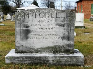 Morgan Mitchell and wife Hannah S. Morgan, Grove Cemetery