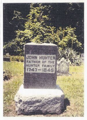 John Hunter headstone 1747-1845