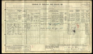1911 Census Document