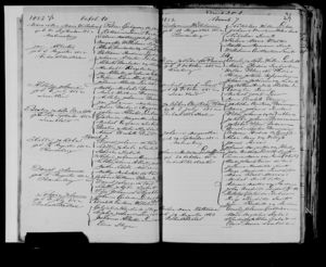 Baptismal Record of Jan Albertus Piccard