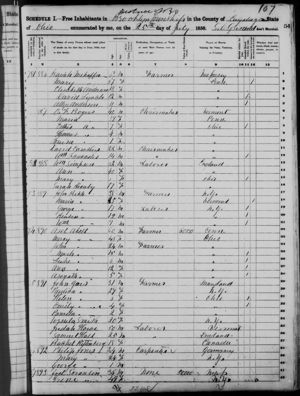 Ann Abell: United States Census, 1850