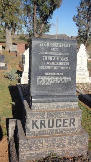 Hendrik Bernardus Kruger grave