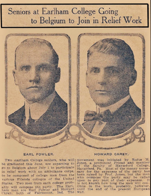Earl Fowler & Howard Carey newspaper article