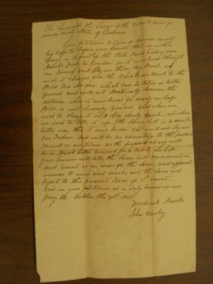 Frederick Mauck court record to move the Road