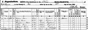 1855 census West Seneca, Erie, New York, USA