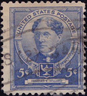 Frances E. Willard 5 Cents US Postage