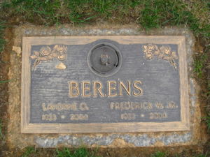 Frederick Berens tombstone