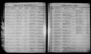 Register of Marriages, No. 4