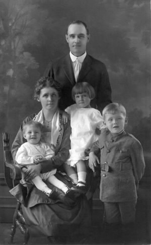 Bry and Josephine Fleming with three children