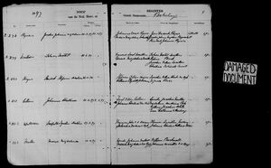 Baptism registers, 1896: Rustenburg to Zoutpansberg. -- 1897