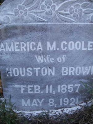 America M Cooley Tombstone