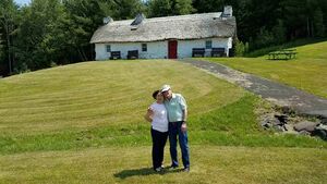 Bernadete & Larry at Irish Cottage