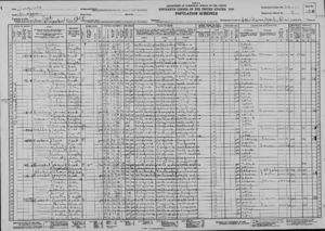 Parks Family 1930 Census