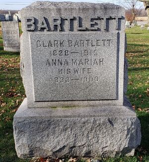 Clark and Anna Bartlett Monument