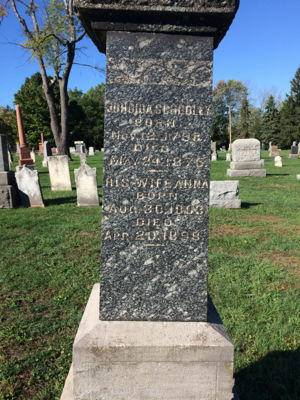 Jehoida and Anna Schooley Grave