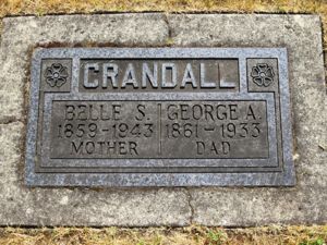 Headstone - George Crandall