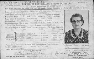 Immigration Card Brazil
