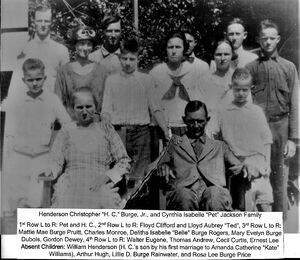 H. C. Burge, Jr. and Family