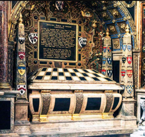 Henry Carey's monument at Westminster Abbey