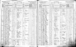 1865 Massachusetts State Census for Leicester, Massachusetts