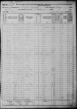 David & John's 1870 US-OH Census, Lines 4 & 16.