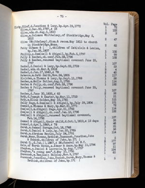 Connecticut, Church Record Abstracts, 1630-1920