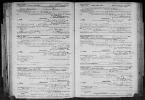 Marriage record