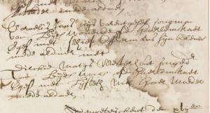 Cornelis Janszn Nijs Marriage  January 11, 1698