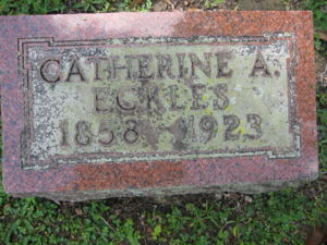 Catherine Eckles Headstone