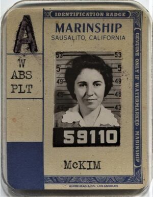 Myrtle McKim, Sausalito Ship Yard WWII