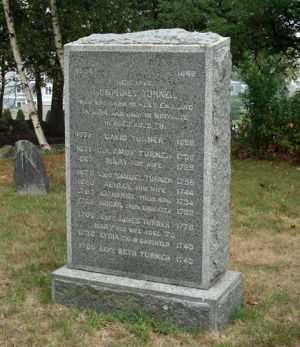 Grave of Humphrey Turner
