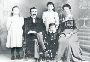 Alfred and Sarah Ann Boorman family.